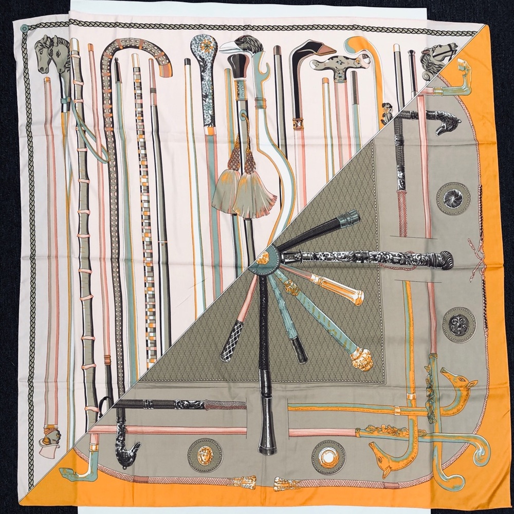 Equestrian Motif Scarf